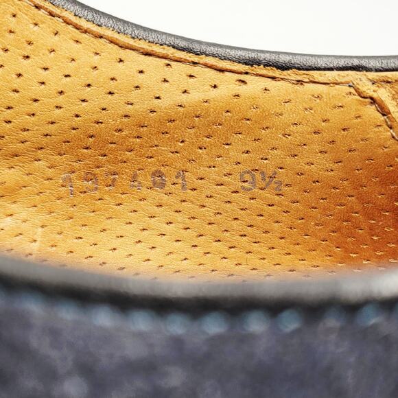 To Boot New York Adam Derrick Navy Blue Suede Derby Loafer Men’s Size 9.5 - Picture 10 of 11